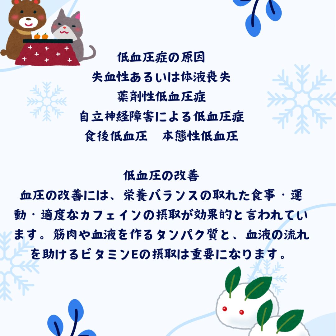 低血圧について 向島④